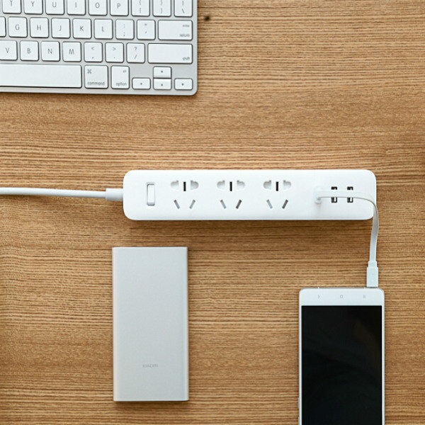 سه راهی برق USB دار شیائومی