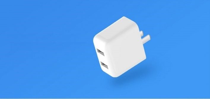 آداپتور شارژ سریع ZMI HA622 شیائومی با کابل USB Type-C دو پورت