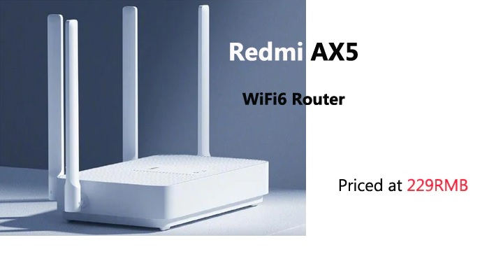رونمایی شیائومی از روتر وای فای 6 جدید Redmi AX5