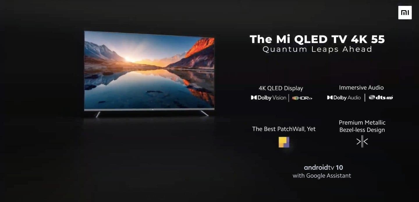Mi QLED TV 4K 55 تلویزیون شیائومی 55 اینج خرید
