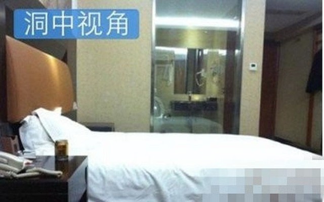 دوربین نصب شده در هتل چین