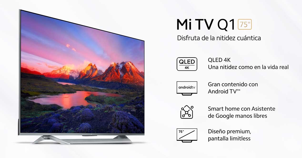 تلویزیون شیائومی Mi TV Q1 اینچی QLED در سطح جهانی عرضه میشود