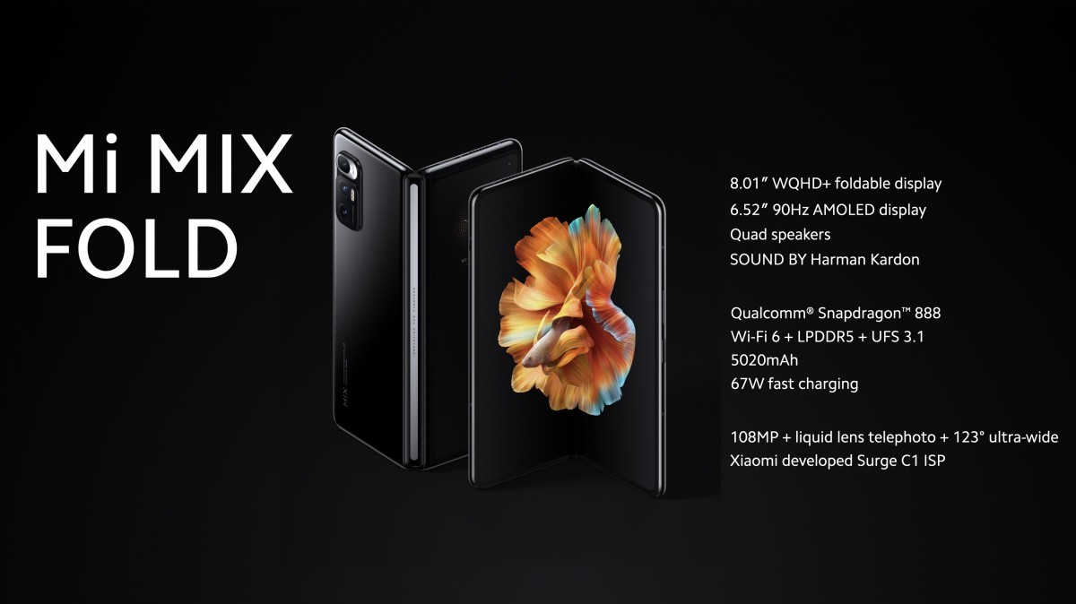 مشخصات کامل می میکس فولد شیائومی | Xiaomi Mi Mix Fold