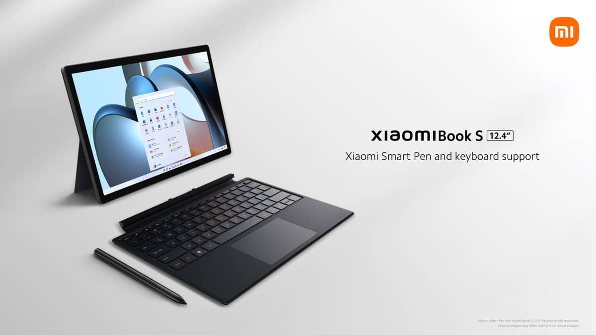لپ تاپ Xiaomi Book S 12.4 با پردازنده اسنپدراگون معرفی شد